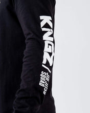 Lade das Bild in den Galerie-Viewer, Kingz Jiu Jitsu Squad L/S-Black T-Shirt
