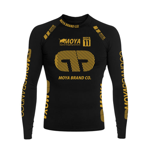 Rashguard Team Moya 21 Manga Larga - Negro