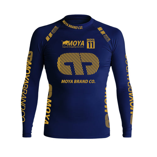 Rashguard Team Moya 21 Manga Larga - Azul