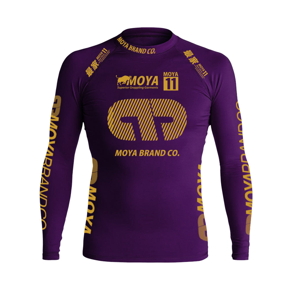 Rashguard Team Moya 21 long sleeve - purple