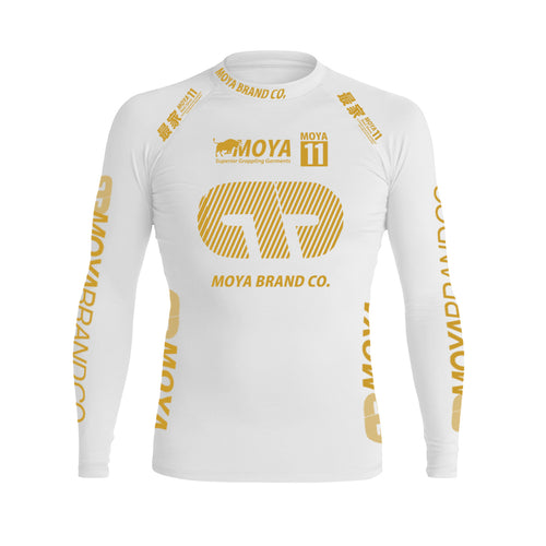 Rashguard Team Moya 21 Manga Larga - Blanco