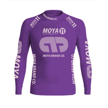 Cargar imagen en el visor de la galería, Rashguard Team Moya 22 Manga Larga - Morado
