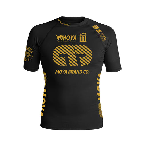 Rashguard Team Moya 21 Manga Corta - Negro