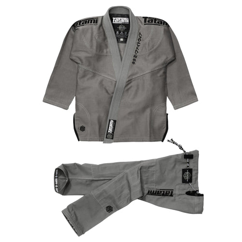 Kimono BJJ (Gi) Tatami Estilo Black Label- Negro en Gris