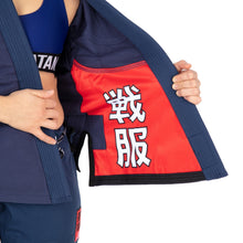 Load image into Gallery viewer, Kimono BJJ (GI) tatami ladies navy blue
