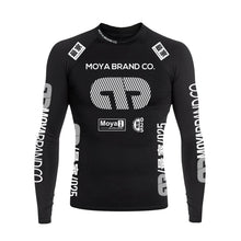 Lade das Bild in den Galerie-Viewer, Rashguard Team Moya Manga Larga - Negro

