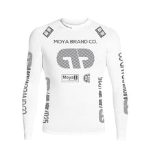 Carregar imagem no visualizador da galeria, Rashguard Team Moya Manga Larga - Blanco
