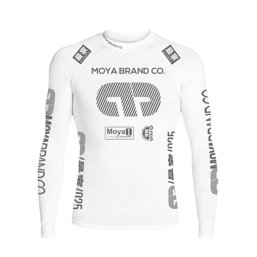 Rashguard Team Moya Manga Larga - Blanco