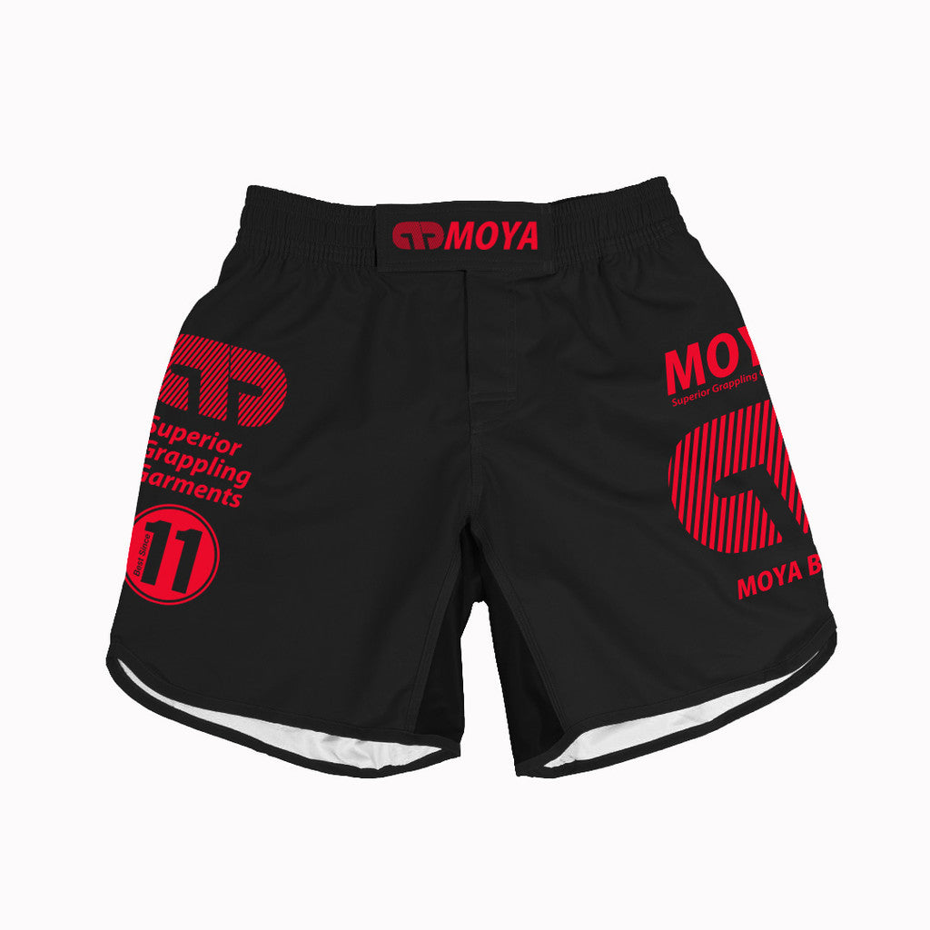Equipe Moya 22 shorts de treinamento- preto vermelho