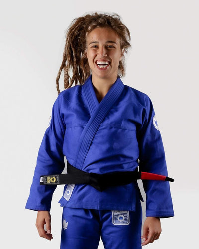 Kimono BJJ (GI) Kingz Classic 3.0 Bleu des femmes avec ceinture blanche incluse