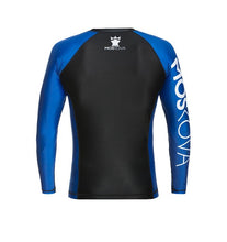 Load image into Gallery viewer, 2022 Rashguard Moskova Training Top-Manga- Black Blue
