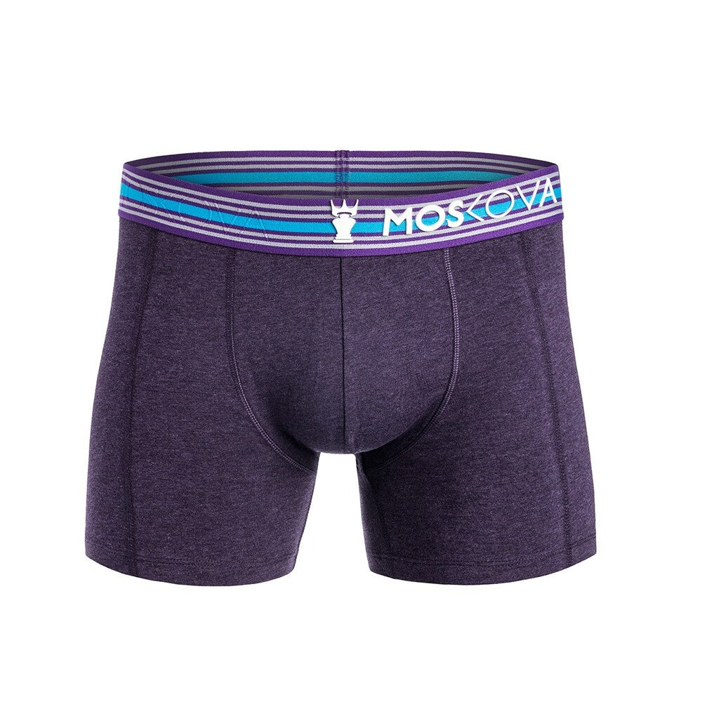 Boxer Moskova M2 Algodón - Purple Stripes
