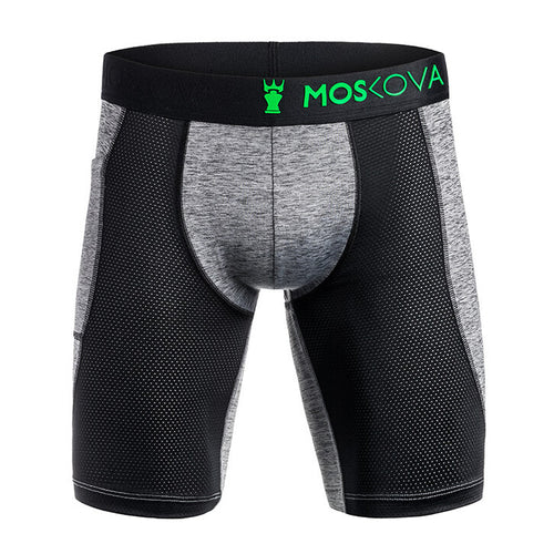 Boxer Moskova M2 Tech Langwochtgrau / Schwarz