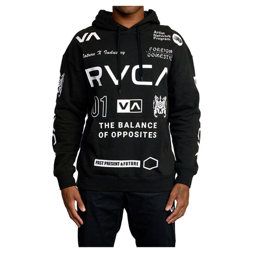 RVCA All Brand Sport Workout Hoodie- Preto