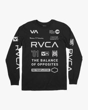 Lade das Bild in den Galerie-Viewer, Langarm T-Shirt RVCA All Brand- Schwarz
